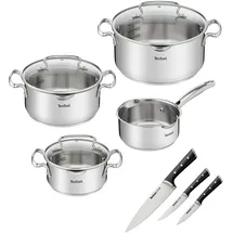 Tefal Duetto+ Ice Force Topf-Set 10-tlg. Kasserolle 16 cm + 3 x Topf 16 cm + 20 cm + 24 cm