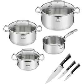 Tefal Duetto+ Ice Force Topf-Set 10-tlg. Kasserolle 16 cm + 3 x Topf 16 cm + 20 cm + 24 cm