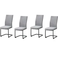 Hti-Living Esszimmerstuhl LennyP 4er-Set Grau