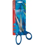 Esselte 82118 Papierschere 2000, 185 mm, 7 Zoll, Griff blau