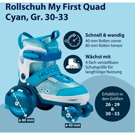 Hudora Rollschuhe My First Quad Gr. 26-29