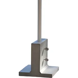 Jan Kurtz T-Stand Schirmständer Beton gewachst 30x30x30 cm