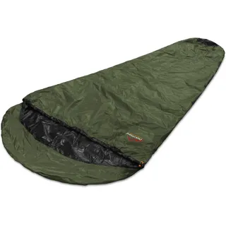 normani Schlafsacküberzug Biwaksack - 100% Wind- und wasserdicht, Atmungsaktivität: 3000 MVP (230 cm x 90 cm) Farbe Oliv Größe 230 x 90 x 60 cm - RV Rechts