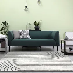 Moderner Teppich Sunrise Scandi Welle grau 120x160 cm