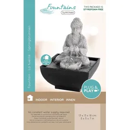 Lumineo Buddha Brunnen mit LED Beleuchtung