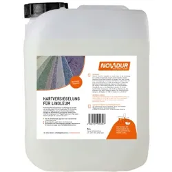 NOVADUR Hartversiegelung für Linoleum, Hochwertige Polymerdispersion, 5 l - Kanister