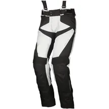 Modeka Lonic Motorrad Textilhose, schwarz-grau, Größe XL für Männer