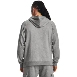 Under Armour Rival Fleece Hoodie Herren 025 castlerock light heather/white L