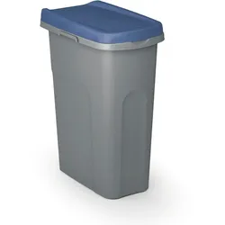 CASARIA® Mülleimer Küche 25L mit Deckel Blau