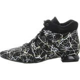 SIMEN Damen Stiefeletten schwarz-Weiss Gr. 38 - 38