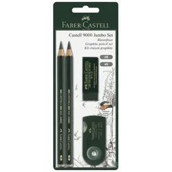 FABER-CASTELL Bleistift CASTELL 9000 Jumbo, Zeichenset