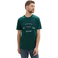 Tom Tailor Herren T-Shirt mit großem Logofrontprint Gr. XL