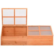 vidaXL Gewächshaus Holz 180x57x62 cm