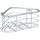 Wenko Eckablage Trestina 25 cm x 10,5 cm 16,5 cm Edelstahl Silber Glänzend
