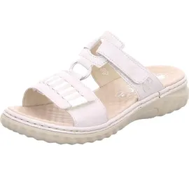 Rieker Damen Pantolette silber/platin, Damen:40 EU