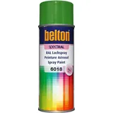 Kwasny belton SpectRAL Lackspray RAL 6018 gelbgrün, glänzend, 400 ml - Profi-Qualität