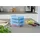 Emsa Frischhaltedose rechteckig blau 22,5 x 5,8 x 16,3 cm 1,2 l 3-teiliges Set