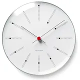 Rosendahl Bankers Wanduhr 29 cm Ø 29 cm weiß