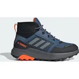 Adidas Terrex Trailmaker Mid RAIN.RDY Wanderschuh Wonder Steel / Grey Three / Impact Orange 31