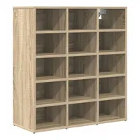 VidaXL Schuhschrank Sonoma Eiche 77,5 x 30 x 83,5