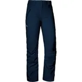 Damen L wasser und winddichte Skihose warme Schneehose mit Verstärkung gegen Skikantenschläge und Schneefang navy blazer 48