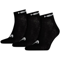 Head Quarter Socken im Pack - Kurzsocken, einfarbig Schwarz 39-42