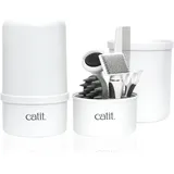 Catit Bürsten-Set Pflegekamm/Zupfbürsten/Nagelknipser 1 Stück Weiß One Size