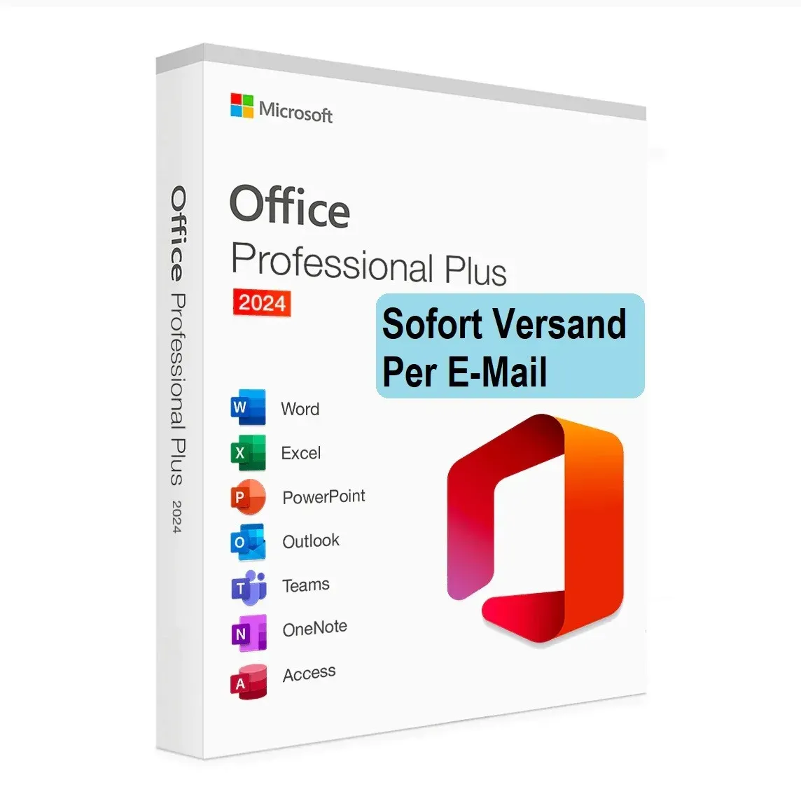 Microsoft Office 2024 Professional Plus Vollversion  | Trusted Shops zer­ti­fi­ziert + Käu­fer­schutz | (Online Aktivierung)