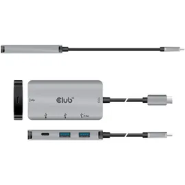 Club 3D CSV-1543 USB-C® 4 Ports und 2x USB-Typ-A 10G Ports