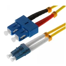 helos LWL Patchkabel LC/SC Duplex 9/125μm OS2 gelb