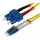 helos LWL Patchkabel LC/SC Duplex 9/125μm OS2 gelb