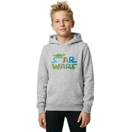 Mister Tee Star Wars Colorful Logo Kapuzenpullover Heather Grey 146-152 cm