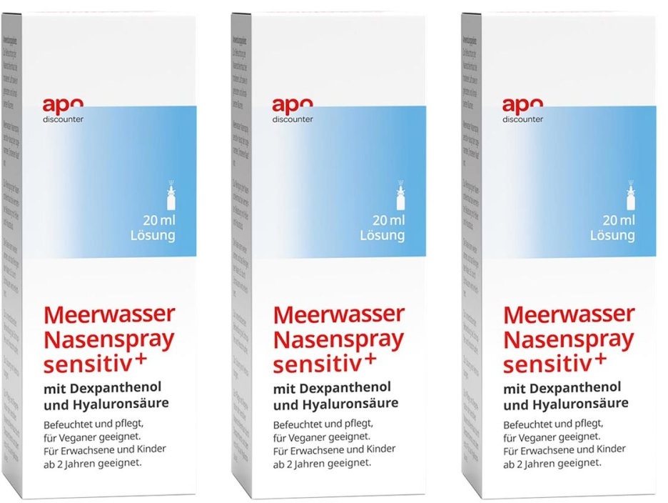 Pflegendes Nasenspray Hyaluron & Dexpanthenol von apodiscounter