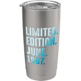 Juni 1967 Jahr 1967 Retro 1967 Vintage Limited Edition Doppelwandiger Edelstahl-Thermobecher