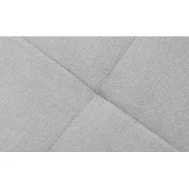 Nehl Liege Greta Mikrofaser 182 x 79 x 86 cm Grau mit Schlaffunktion