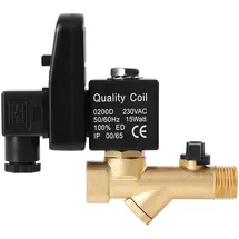 OEM Automatisches Elektronisches Zeitgesteuertes Ablassventil G1/2 Dn15 Elektrisches Ablassventil für das Kondensatmanagement von Luftkompressoren(g2)