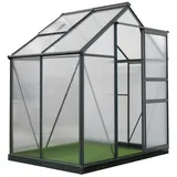 Westmann Flora 64 Aluminium Anthrazit Blankglas 0 mm 2,54 m2