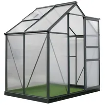 Westmann Flora 64 Aluminium Anthrazit Blankglas 0 mm 2,54 m2