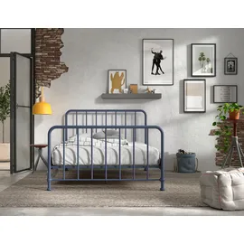 Vipack BRONXX Jugendbett 140 x 200 cm Blau