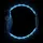 Nomad Stratos Band Titanium Black 49mm Icy Blue Glow