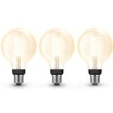 Philips Hue White Filament Globe E27 Bluetooth 3er Pack