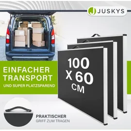 Juskys Klapptisch 100 x 60 cm schwarz