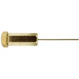 bc-agentur Bestlivings Seilspanngarnitur Wand zu Wand 5m, Hexagon in Gold Messing, Draht Garnitur als Aufhängung für Gardinen, Vorhänge, Fotos, Bilder, Kleiderbügel