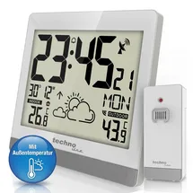 Technoline WS 8119 20,7 cm silber/weiß