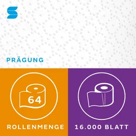 Satino Toilettenpapier 2-lagig wasserlöslich 64 St.