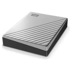 WD My Passport Ultra 4TB USB3.0 & USB-C 2.5zoll - Silber