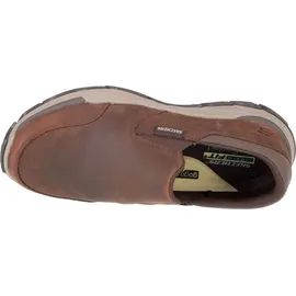 SKECHERS Slipper Slipper Leder - Braun