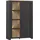Forte Highboard Bohol 106,4 x 160,6 x 42 cm Riviera Eiche / Cabazone Eiche