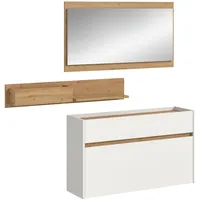 Xonox.home Drive 192x140x32 cm in weiß und Artisan Oak