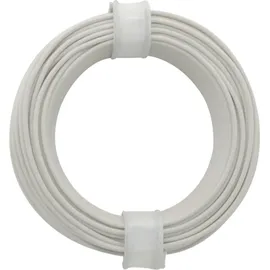 Donau Elektronik 105-5 Schaltdraht 1 x 0.20mm2 Weiß 10m